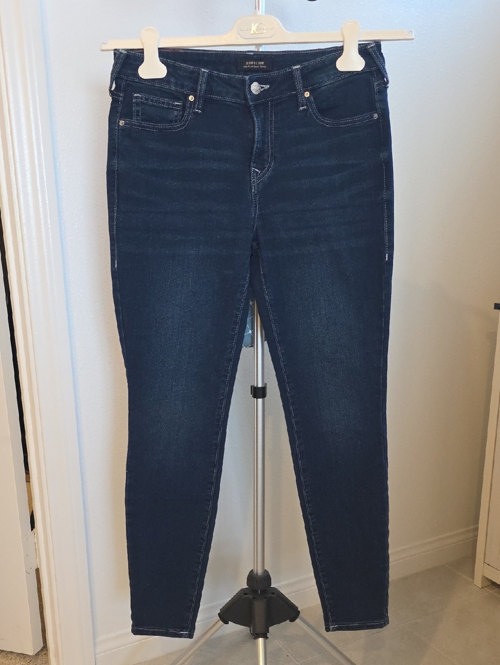 Dark Blue Womens True Religion Skinny Jeans